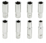 VORFAL Комплект удлиненных головок 1/4" 8шт