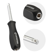 INTERTOOL Рукоятка с наружным квадратом 1/4", 150 мм