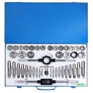 VIKTEC Набор метчиков и плашек метрических M6-24 45ед.