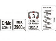 YATO Стяжка механічна пружин 10-250 мм.