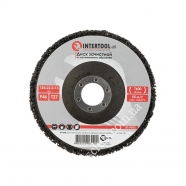 INTERTOOL Диск зачистной из вспененного абразива черный 125*22,2*13 мм, P46, T27