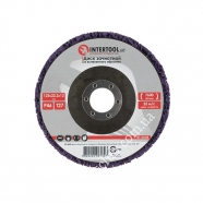 INTERTOOL Диск зачистной из вспененного абразива фиолетовый 125*22,2*13 мм, P46,