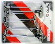 YATO Набір ключів TORX T-збр. T10-T50