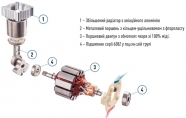 VITOL Компрессор 150psi/23Amp/50л/шланг 5,0м с дефлятором/клеммы (К-55)