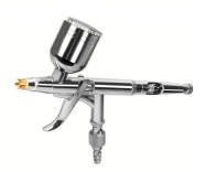 Мини аэрограф пистолетного типа 0,3/0,5/0,8 мм с к-том бачков 3 шт.