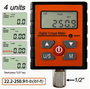 Цифровой динамометрический адаптер двустороннего действия 1/2" (+ переходники на