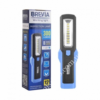 BREVIA Фонарь 8SMD. 1W LED 300lm. 3xAA.