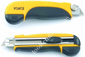 FORCE Нож  с металлической направляющей+2запасных лезвия с автом