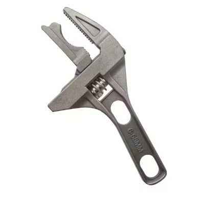 Гаечный разводной ключ алюминиевый, 6-68 мм, короткий, с регулируемой кромкой