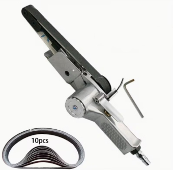 Пневматична стрічкова шліфувальна машина 20 мм х 550 мм. AT-485