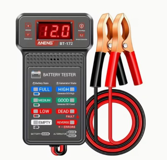 ANCELТестер автомобільних 12 В акумуляторних батарей BT-172