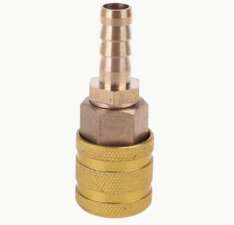 Наконечник быстроразъемный к пистолету для подкачки 6мм, латунь.
