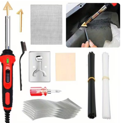 Паяльник 100Вт (мод.XCER-01) для ремонта автомобильных бамперов + ремонт. набор