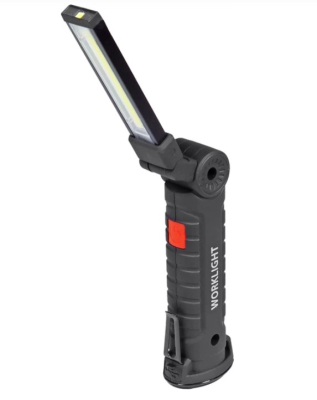 WORKLIGHT(mini) Ліхтар  W51-SMD+COB (white+red), Li-Ion акумулятор, поворот 180г