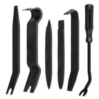 Набор съемников обшивки салона (пластик)+съемник пистонов 6шт