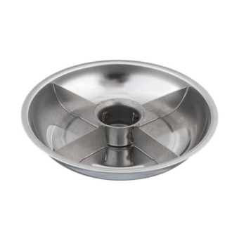 INTERTOOL Тарелка магнитная 4 секции, 148×25 мм.