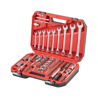 INTERTOOL Набір інструментів 1/2\" & 1/4\" 82од