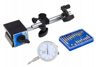 FALCON Индикатор часового типа с магнитным держателем + набор удлинителей 22шт