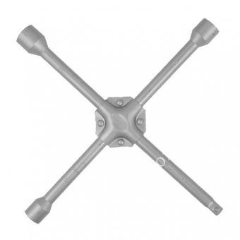 INTERTOOL Ключ баллонный крестовой укрепленный 14" x 355 мм, D=16 мм, 17; 19; 21