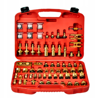 Kraft&Dele Набор адаптеров для тестирования и промывания системы кондиционирован