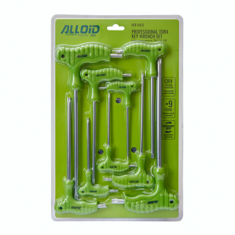 Alloid Набор ключей изогнутых TORX. 9 пр. T10 -T50 NTR-0912