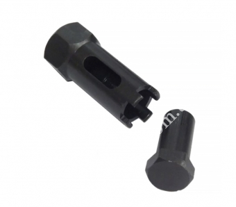 Partner Головка для дизельных форсунок шлицевая 22 мм - под ключ на 32 мм (Man,