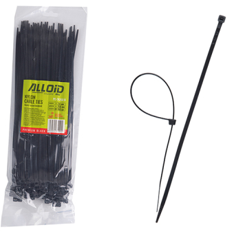 Alloid Хомут пластиковый 3.6 х 250 100 шт/уп. черный (PC-36250 B)