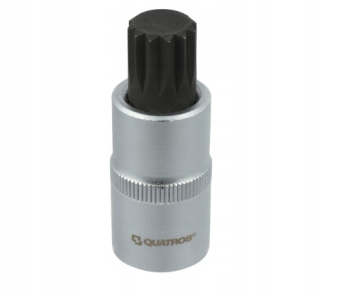 QUATROS Бита SPLINE М15 в держателе 1/2\"