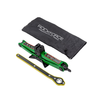 Rock FORCE Домкрат механический \"Ромб\" 2т (115-400 мм) в чехле с трещоточным клю