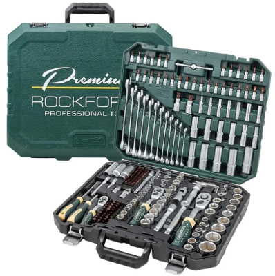ROCKFORCE Набор инструментов 216пр. 1/4\" 3/8\" 1/2\" (6гр, 12гр) профиль Xi-on