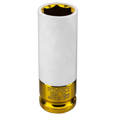 RockFORCE Головка ударная глубокая 1/2\" 19мм для литых дисков с защитным кожухом