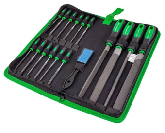 Rock FORCE Набор разнопрофильных напильников, 17пр.