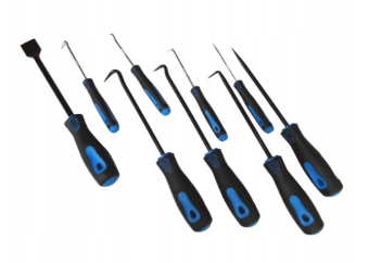 SILVER Набор крючков и скребков 9 шт.