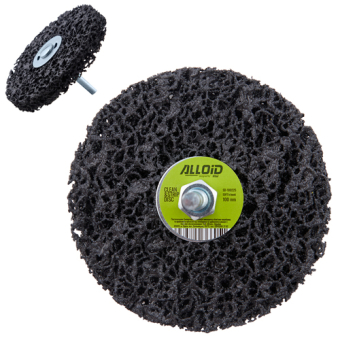 Alloid. Коло зачистний "корал" з тримачем для дриля 100мм (чорний) SD-100225