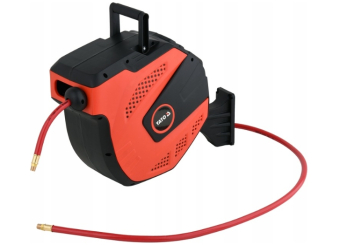 YATO Шланг пневматический ПВХ на катушке с наконечниками 1/4\", D вн.=9.5 мм, дав