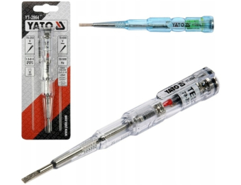 YATO Отвертка с LED индикатором напряжения в сети, 70-250 V
