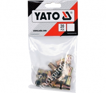 YATO Заклепки резьбовые М12 20 шт сталь