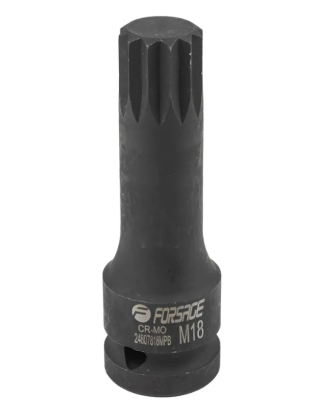 Forsage Головка-біта SPLINE ударна 1/2\", M18
