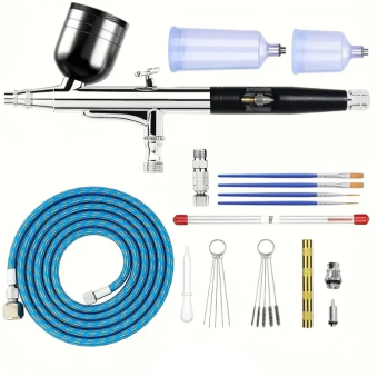 Мини аэрограф двойного действия с к-том 17 предм.