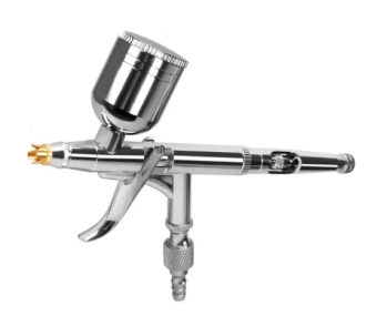 Мини аэрограф пистолетного типа 0,3/0,5/0,8 мм с к-том бачков 3 шт.