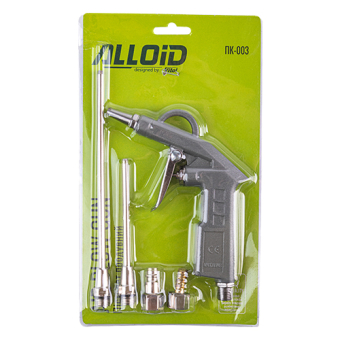 Alloid. Пiстолет продувочний. 2 змінні насадки. ПК-003