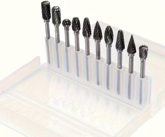 Набор твердосплавных борфрез, ножка 3мм, 10шт.